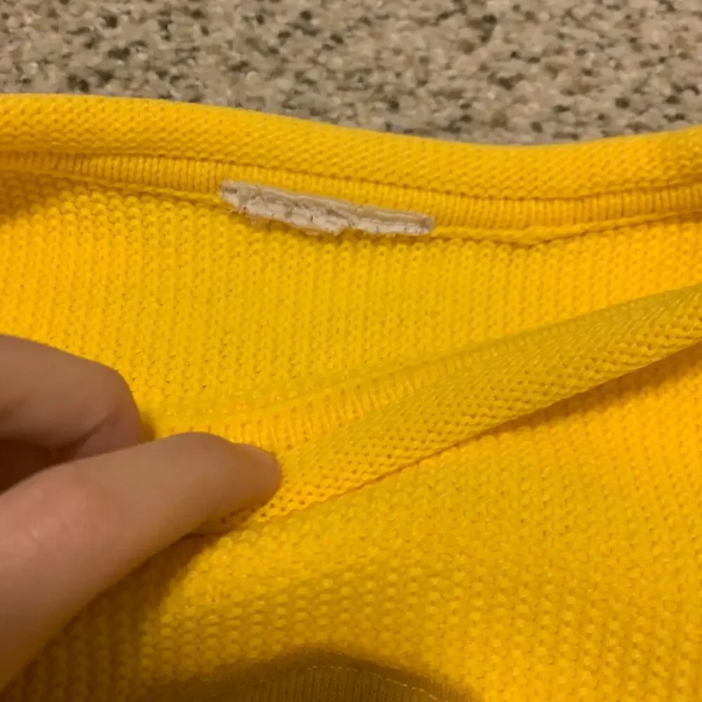 Yellow Rubber Ducky Patchwork Knit Sweater – Women’s Large Kidcore